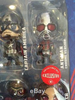 Hot Toys Civil War Captain America Ant-Man Winter Soldier Falcon Hawkeye Cosbaby