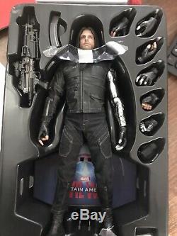 Hot Toys Civil War Winter Soldier -Bucky 1/6 Scale Figure Mint Condition