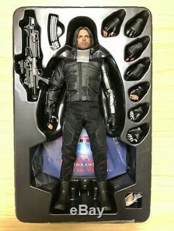 Hot Toys MMS 351 Captain America 3 Civil War Winter Soldier Bucky Sebastian USED