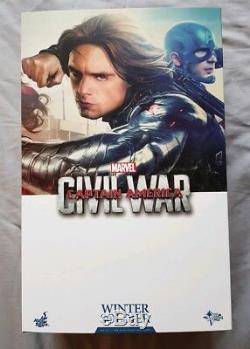 Hot Toys Winter Soldier Figure Civil War Bucky Barnes Captain America Marvel