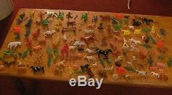 Huge lot of Vintage Marx Timmee more toys soldiers farm animals Civil War more
