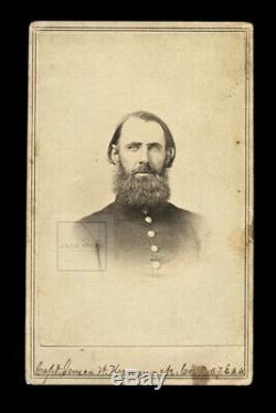 ID'd Signed Civil War Soldier Capt SW Hammack Missouri Militia Fletcher Guards