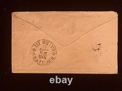 IL Olney 1863 Cover #63 (3) To CIVIL War Soldier In, Cairo IL River Mail