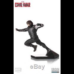 IRON STUDIOS Captain America Civil War Winter Soldier 110 Scale Statue Figure