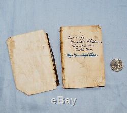 Identified Civil War Soldier's Prayer Book 2nd Massachusetts Heavy Artillery