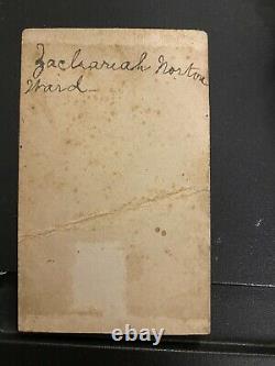 Identified Gettysburg 20th Maine Civil War Soldier CDV Wounded in action