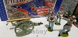 Imperial Toy Soldiers American Civil War A2A Confederate Artillery Set Special
