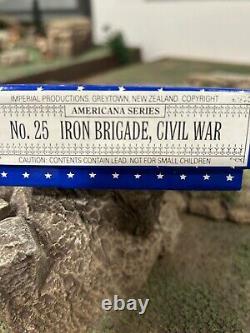 Imperial toy soldiers' American series Set No 25 Iron Brigade Civil War, W Box