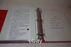 Ira C of Company C New Hampshire Civil War Soldier Self-Published Book in Binder