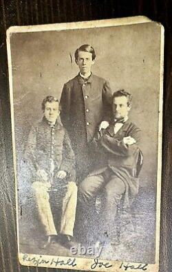 JP BALL African American Photographer CDV Photo ID'd Civil War Soldier Rare 1860