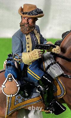 King & Country Civil War -Retired- CW010 Jeb Stuart (Mounted) IN BOX