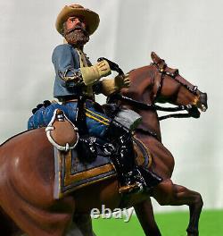 King & Country Civil War -Retired- CW010 Jeb Stuart (Mounted) IN BOX