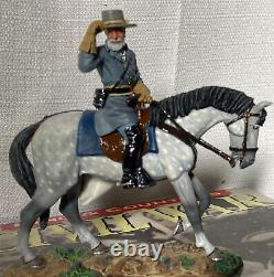 King & Country Civil War Retired CW011 General Robert E. Lee (Mounted) IN BOX