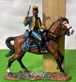 King & Country Civil War Retired CW040 Confederate Officer (Mounted) IN BOX