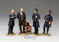 King & Country Soldiers CW052 American Civil War Lincoln And His Generals
