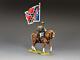 King and Country CW104 29th Texas Cavalry Flagbearer 1/30 Metal Toy Soldier