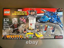 LEGO 76051 Marvel Super Hero Airport Battle 100% Complete Civil War Ant Man Iron