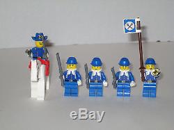 Lego Custom WESTERN AMERICAN CIVIL WAR Union Soldiers Minifigs Cavalry Horse