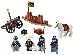 Lego Lone Ranger 79106 CAVALRY BUILDER Soldier Civil War Cannon Minifigs NISB