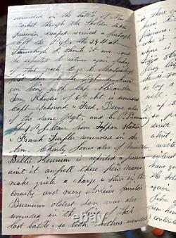 Letter to Civil War soldier, details run in withsoldier @ photo studio 1st NY Cav