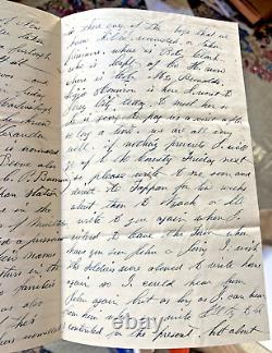 Letter to Civil War soldier, details run in withsoldier @ photo studio 1st NY Cav