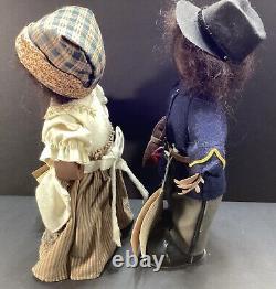 Lizzie High Doll Civil War Series Union Soldier Everett & Julia Brown In Box