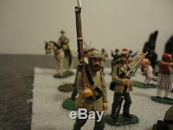 Lot 18 Lemans CIVIL War Miniature Soldiers Blue/gray + 4 (lee & Grant) 1995-98