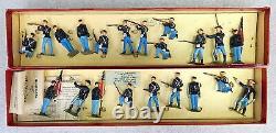 Lot Britains Ltd Vintage Civil War Metal Toy Soldiers Cavalry Union Confederate