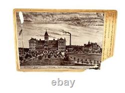 Lot of 7 Cabinet Cards of Iowa Soldiers' Home Marshalltown 1890-1900 Civil War