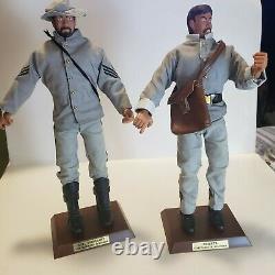 Lots of 2 SOLDIERS OF THE WORLD 12 Action Figure Private Civil War Confederate