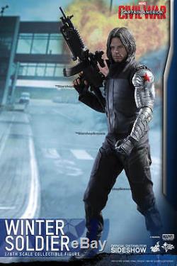 Marvel Civil War Winter Soldier 1/6 Figura de Acción 12 Hot Toys Mms351