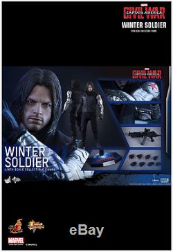 Marvel Hot Toys CIVIL War Winter Soldier 16 Scale Action Figure Hotmms351