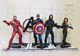 Marvel Select Civil War Iron Man, Capt. America, Winter Soldier & Black Widow