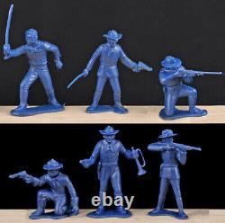 Marx Recast Rin Tin Tin Cavalry 10 in 6 poses 60mm toy soldiers 1980s