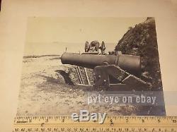 Mathew Brady FORT SUMTER Confederate Rebel Soldier Cannon Mortar Civil War Photo