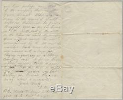May 10 1861 Letter Homeward Journey of First Union Soldier Killed in Civil War