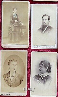 McCLUNG FAMILY 1870 PHOTO ALBUM STAUNTON, VA RELATED TO CIVIL WAR SOLDIERS