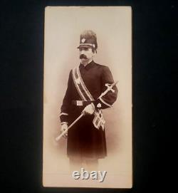 Military Soldier Uniform Sword Photo Civil War Era Cabinet Card Personalized