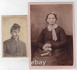 Minnesota 10th Infantry ID'd Union Civil War Soldier Antique CDV Photo