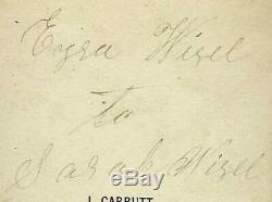 Minnesota CDV 1862 CIVIL WAR Interior FORT SNELLING Soldiers AUTOGRAPHED Roll
