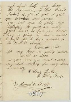 Mr Fancy Cancel 65 CIVIL WAR PATRIOTIC SOLDIER CAMP TWO LETTERS CARROLL IL 1863