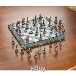 NEW American CIVIL WAR Chess Set Union Confederate Soldiers Collectors Gift Idea