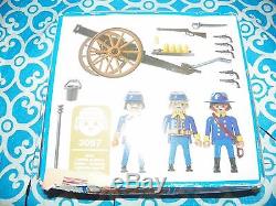 NEW Box Playmobil Western 3057 Union Cavalry Figures Soldiers Civil War Set -XX