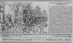 Negro Soldiers In The CIVIL War Slaves Colored Citizens Anti Slavery Newspaper