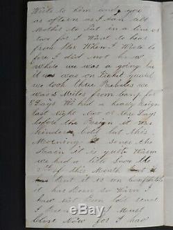 New Hampshire Civil War 1861 James Hooper, 5th NH Soldiers' Patriotic Letter