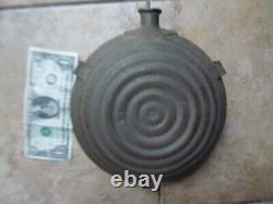 Nice Clean DENT FREE Civil War Soldier's BULLSEYE CANTEEN, Confederate