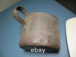 OLD ANTIQUE ORIGINAL 1800s CIVIL WAR & INDIAN WARS ARMY SOLDIER TIN DRINKING CUP