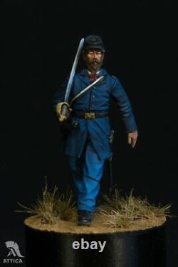 Officer #2 of Union Army at American Civil War 135 Painted Toy Soldier Art