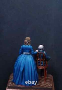 Officer and wife American Civil War 54mm Painted Toy Soldier Pre-Sale Art