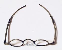 Old Antique Civil War Era Eyeglasses For Repair Reenacting Soldier Spectacles